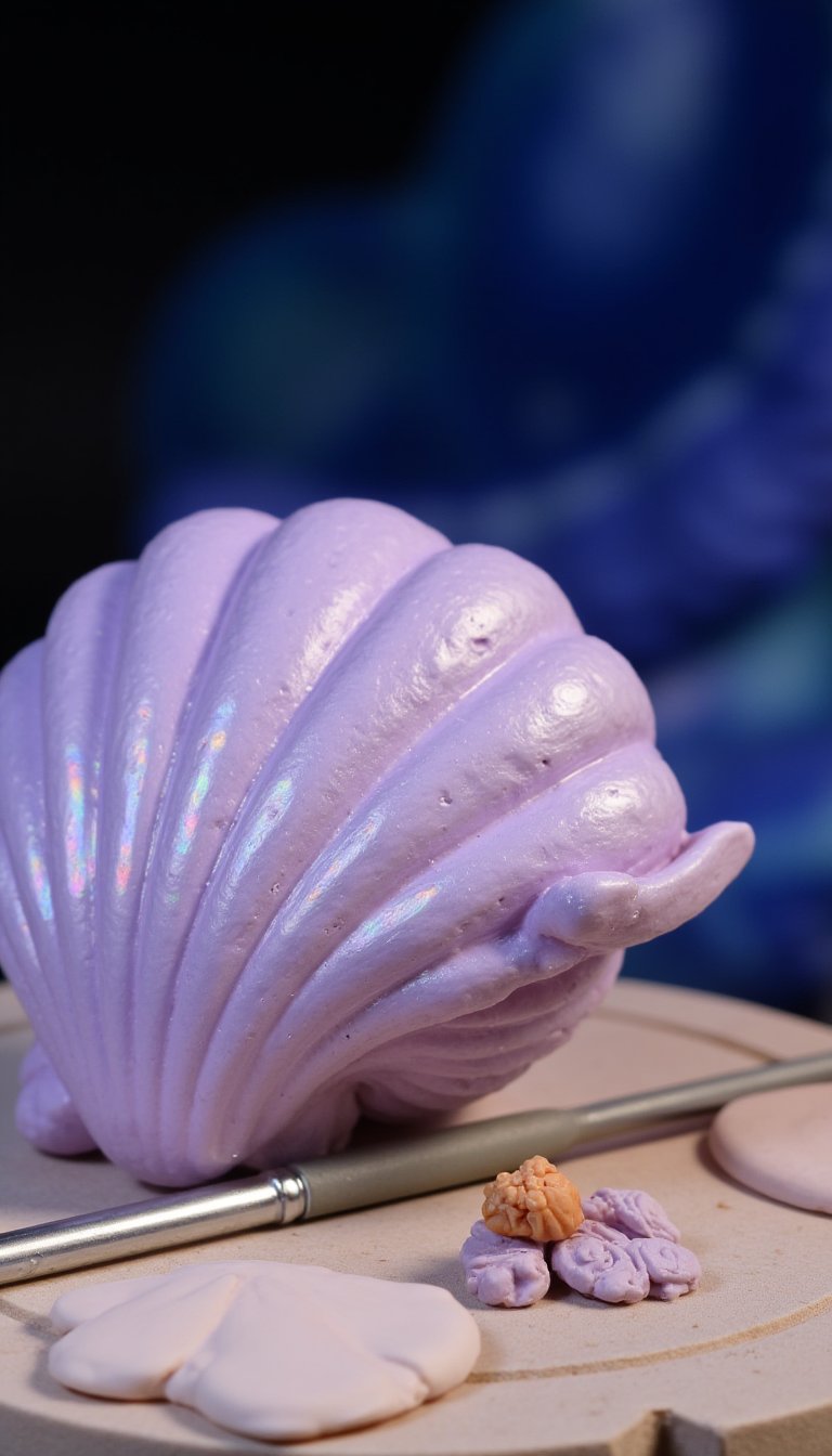 7. Ariel's Glimmering Sea Shell