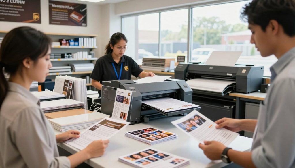 finishing services at UPS store for professional printing