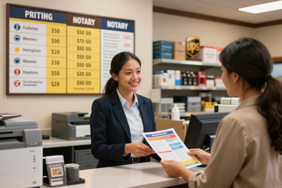 how much is it to print at the ups store