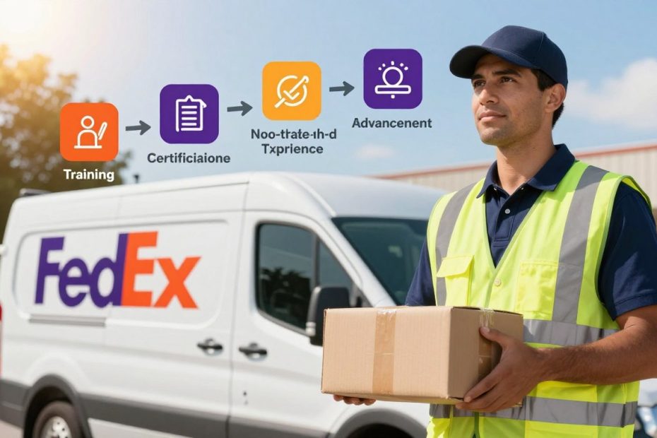 how to become a fedex delivery driver