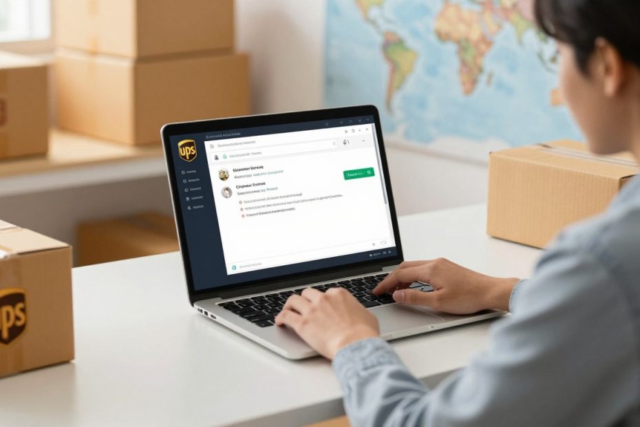 how to chat with ups customer service