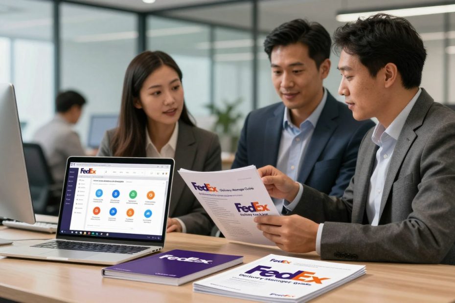 how to use fedex delivery manager