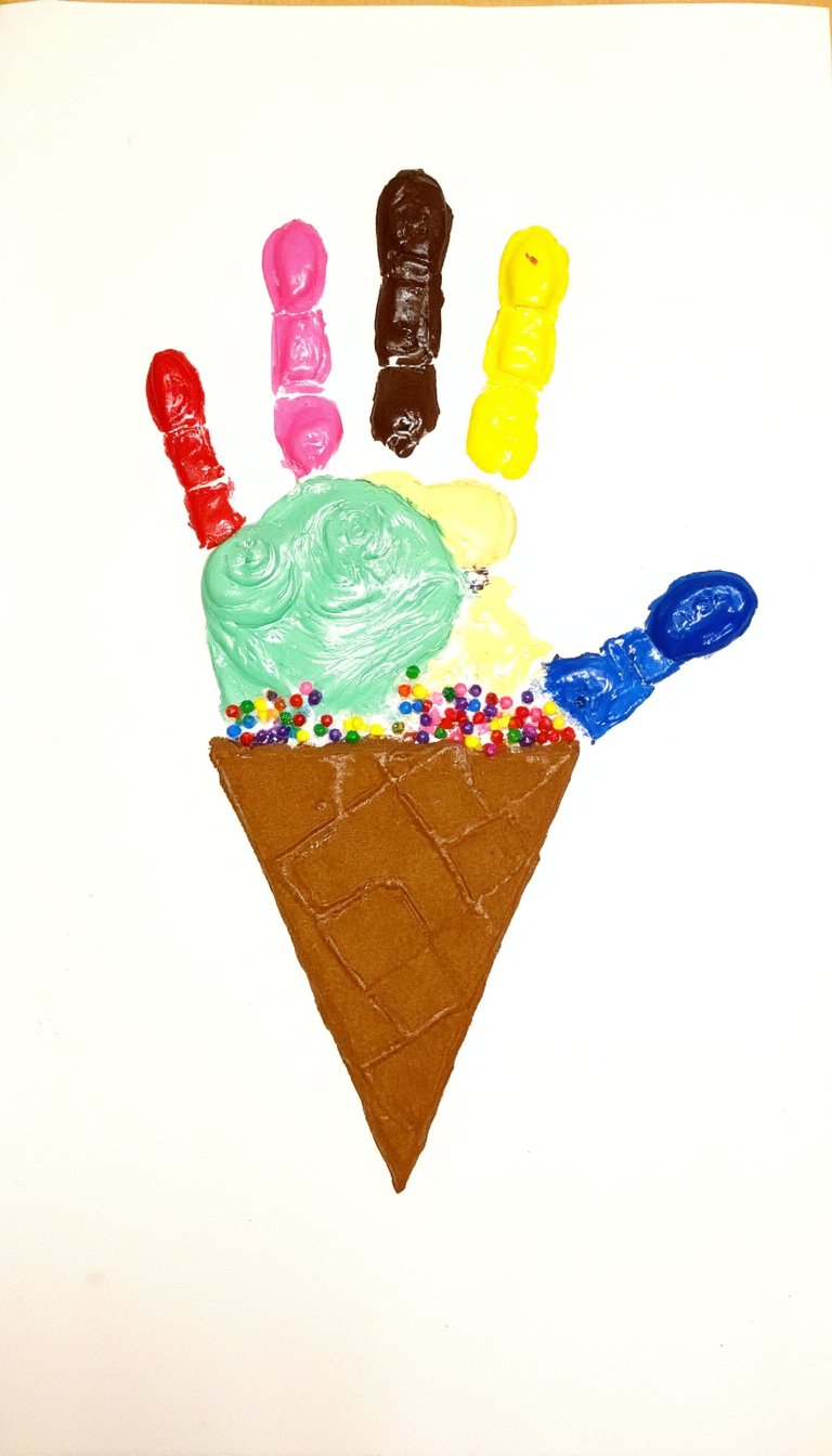 4. Melty Ice Cream Cone Delight