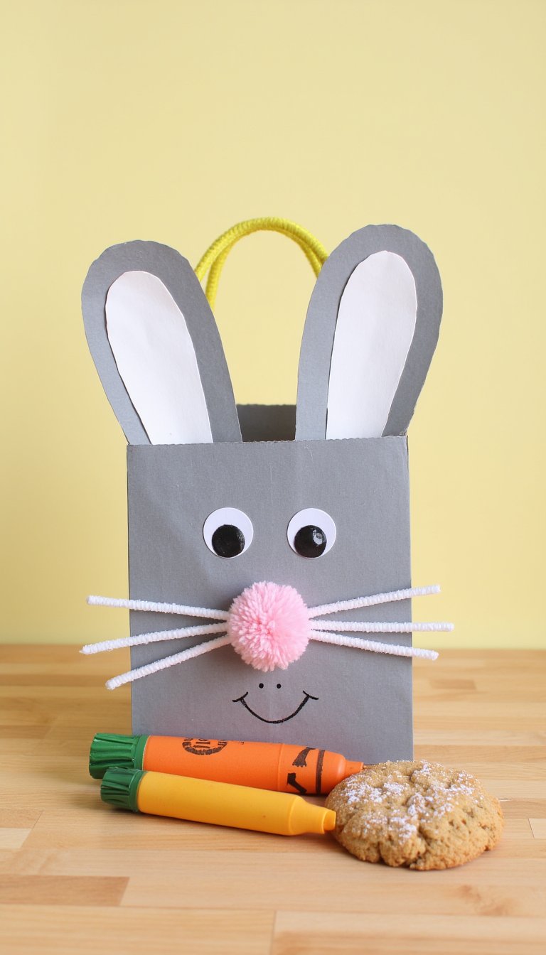 11. Paper Bag Bunny Basket