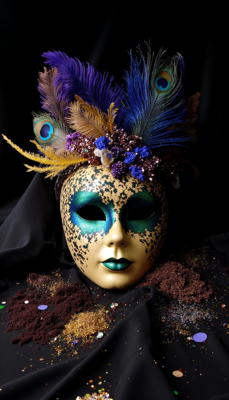18. Mysterious Masquerade Paper Masks