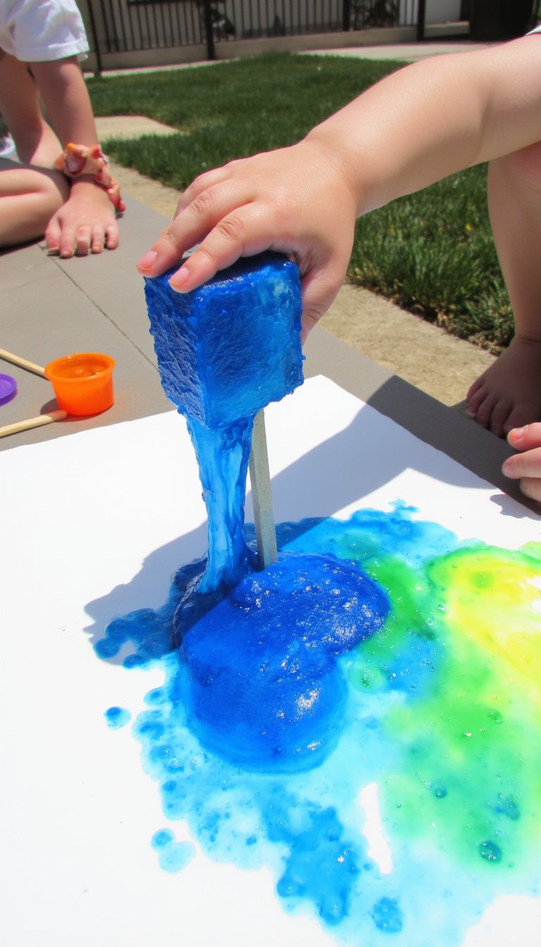 1. Magic Melting Ice Paint