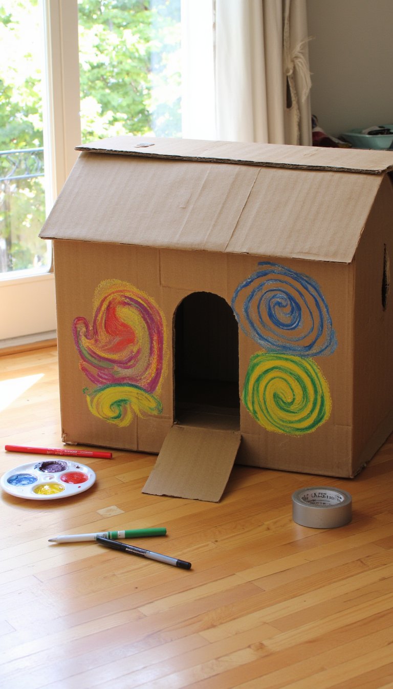 14. Cardboard Box Forts