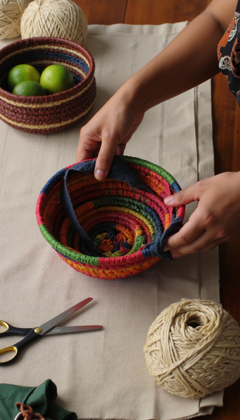 9. Simple Woven Baskets