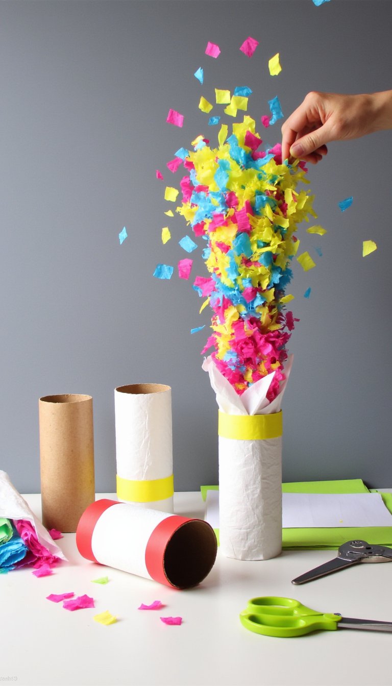 28. DIY Confetti Poppers
