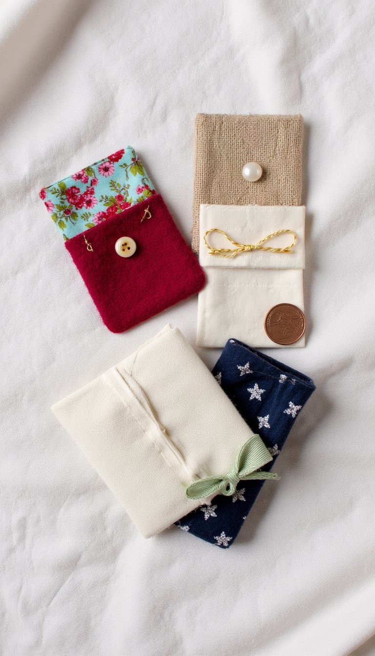 15. Mini Sewn Pouches