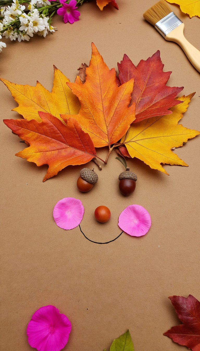 3. Nature Collage Faces