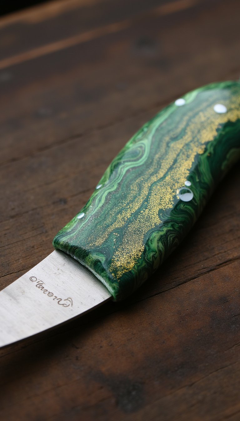 10. Polymer Clay "Knife Handle" Wrap