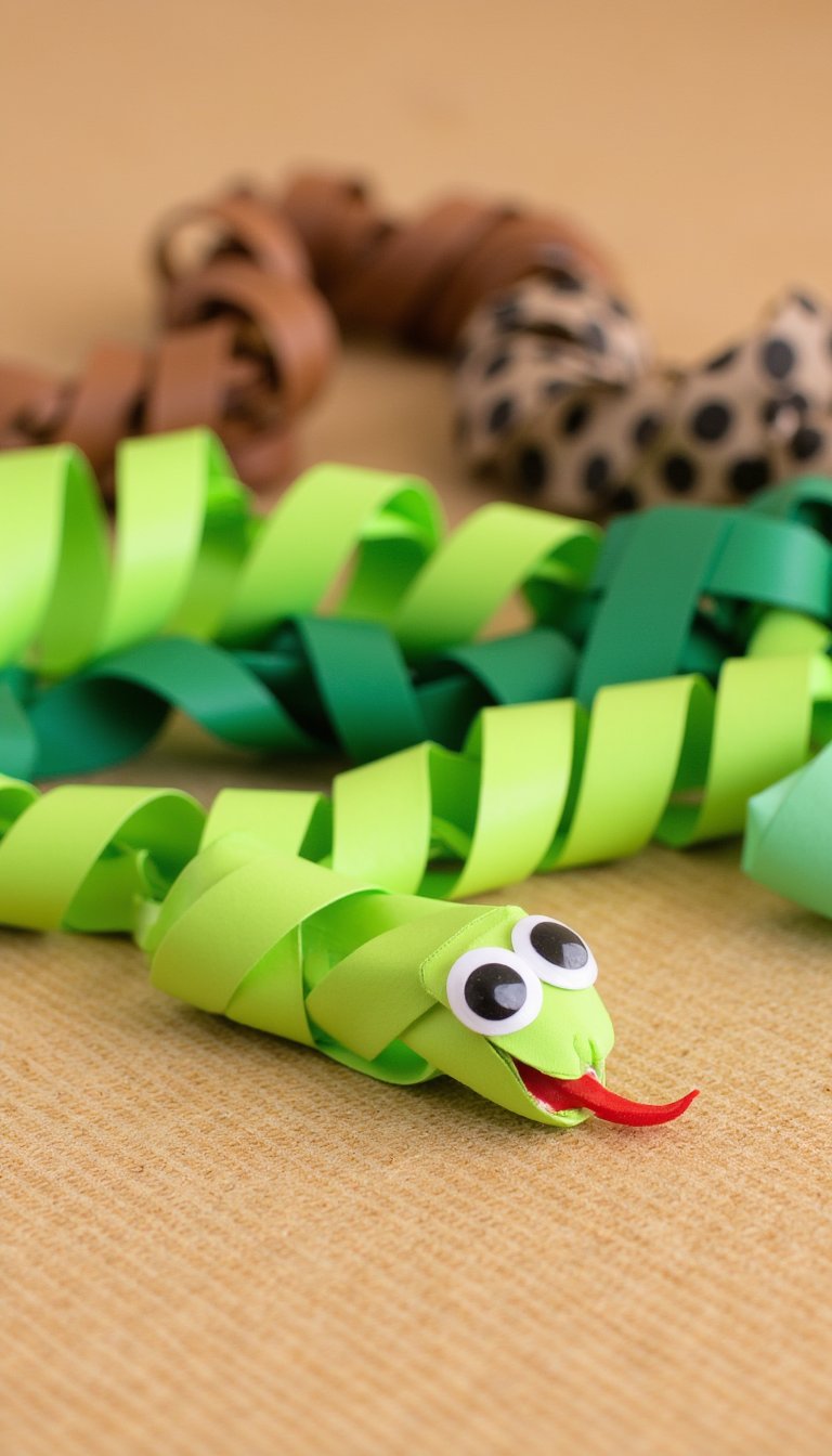 1. Paper Chain Snakes