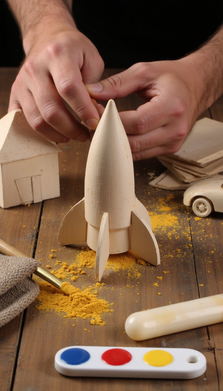 25. Mini Balsa Wood Models