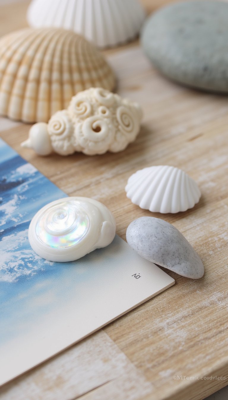 12. Simple Seashell Magnets