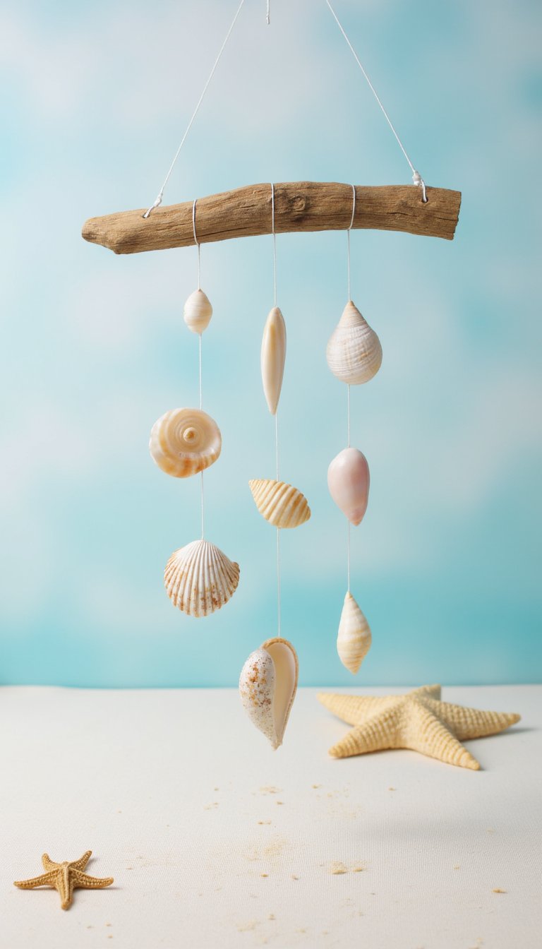 1. The Driftwood & Shell Wind Chime
