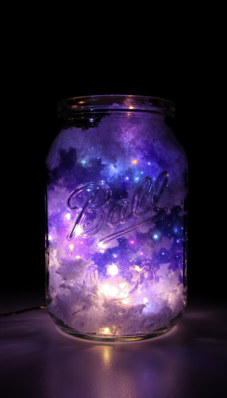 29. Galaxy-in-a-Jar Night Light