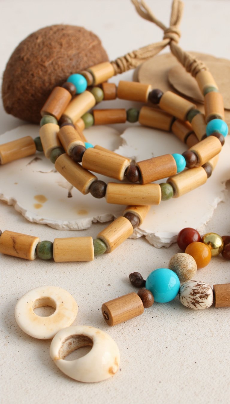 25. Beaded Shell Bracelet