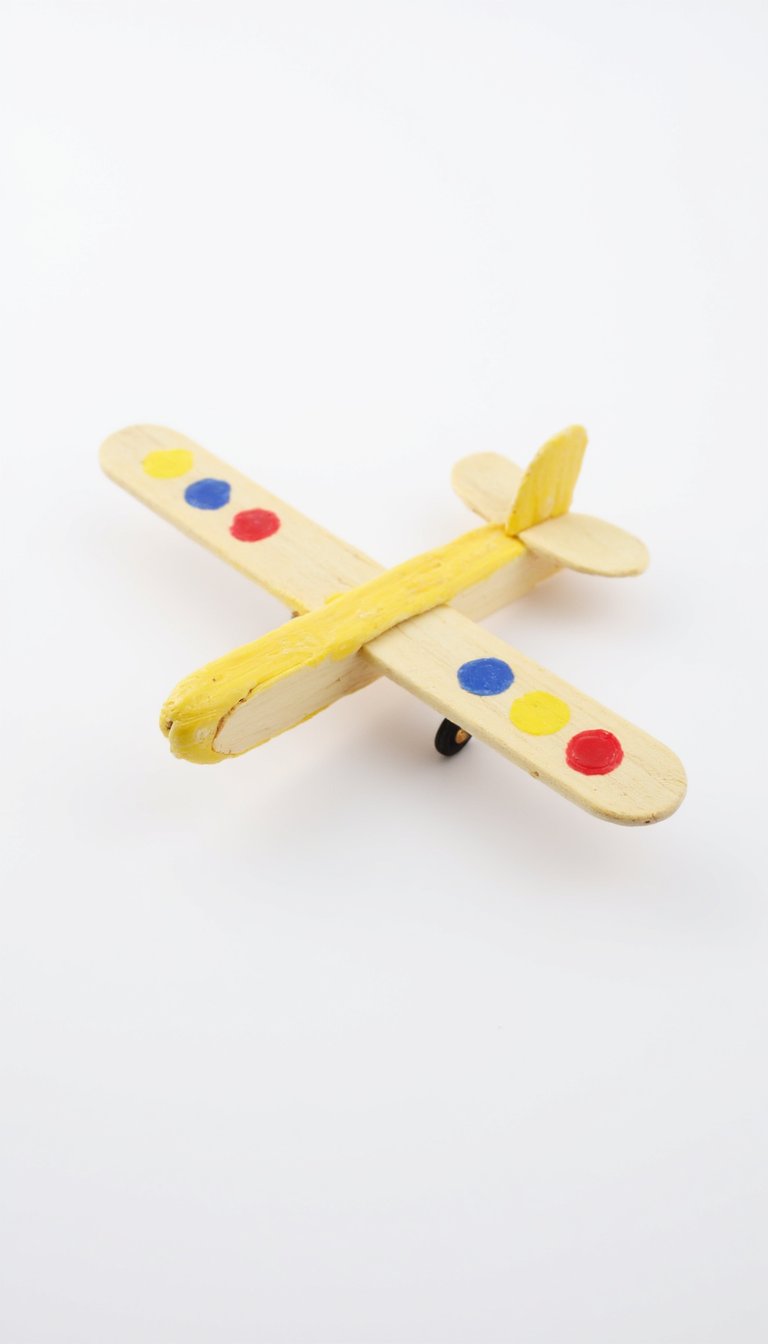 3. Popsicle Stick Airplane