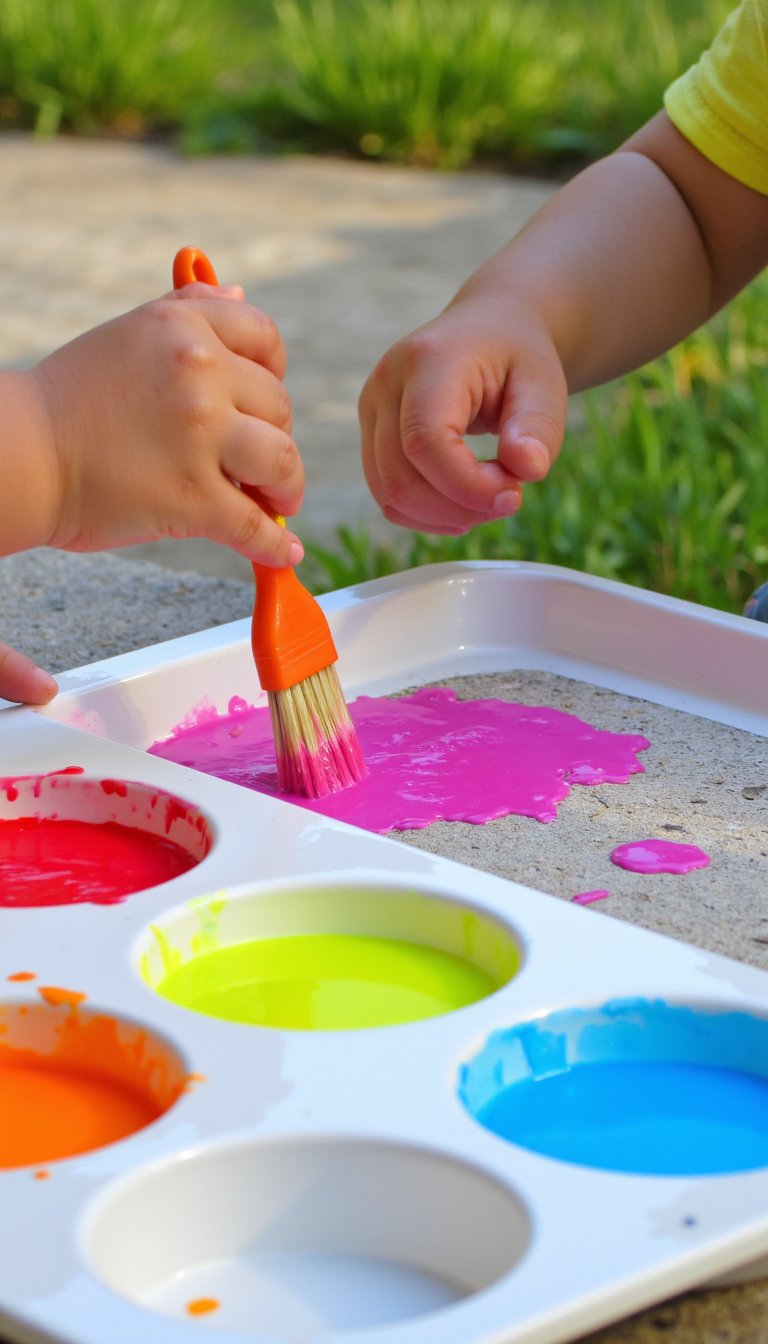 7. DIY Sidewalk Chalk Paint