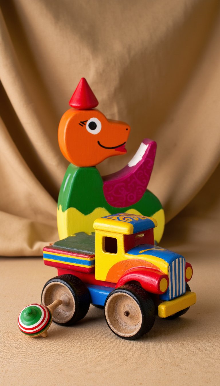 17. Wooden Toys from Michoacán: Whimsy on Wheels