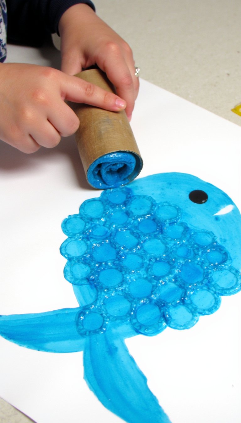 4. Bubble Wrap Printed Fish
