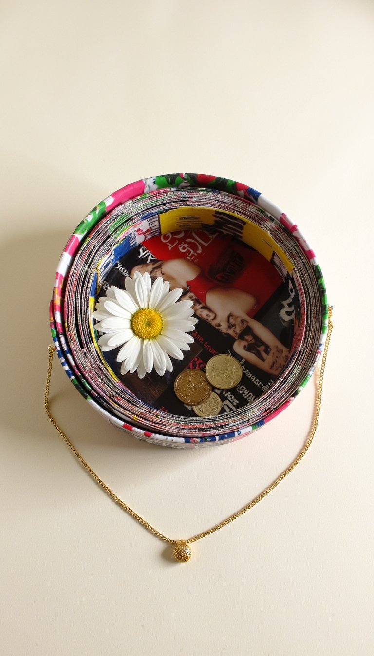 28. Recycled Magazine Bowls