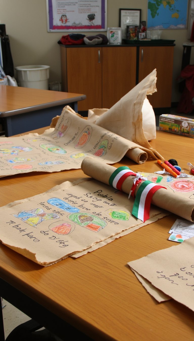 8. "Puebla" Storytelling Scrolls