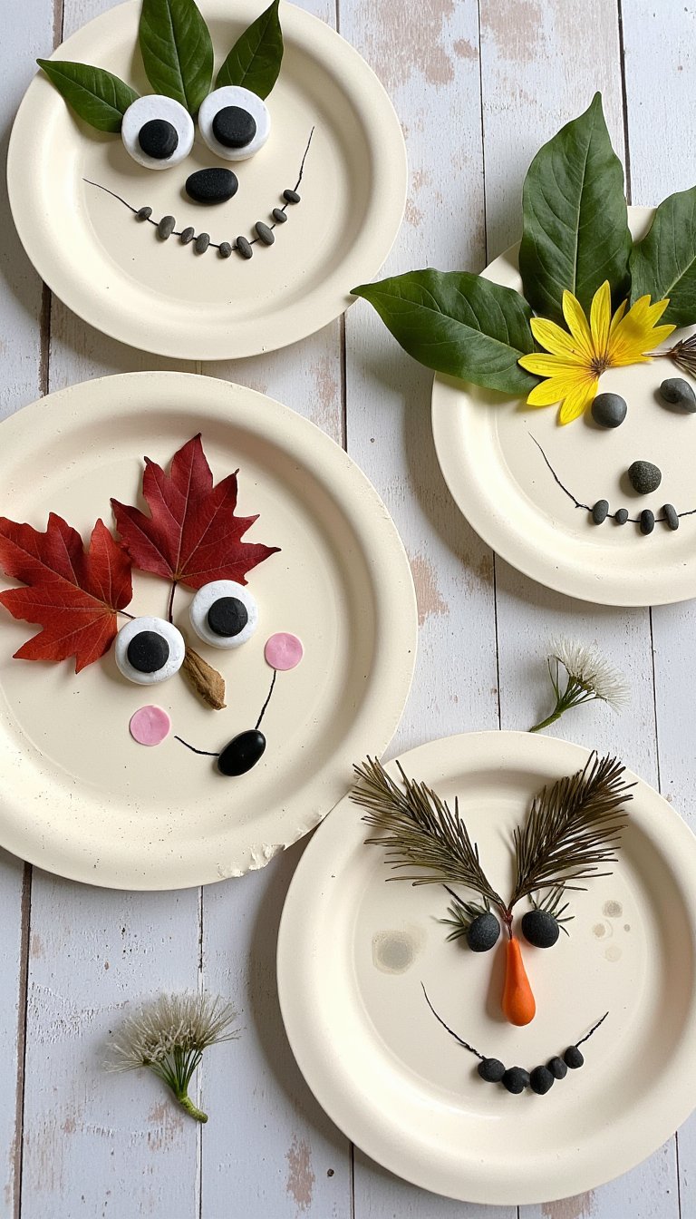 4. Nature Collage Faces