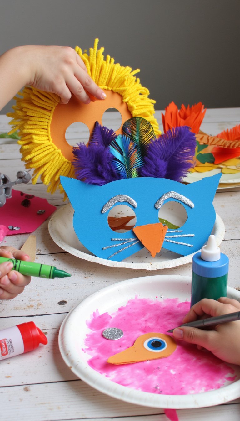 4. Paper Plate Masks