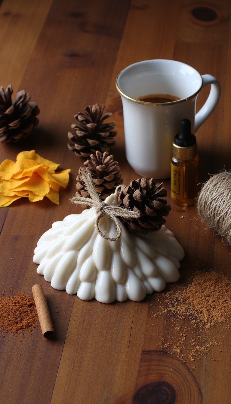 23. Scented Pinecone Firestarters