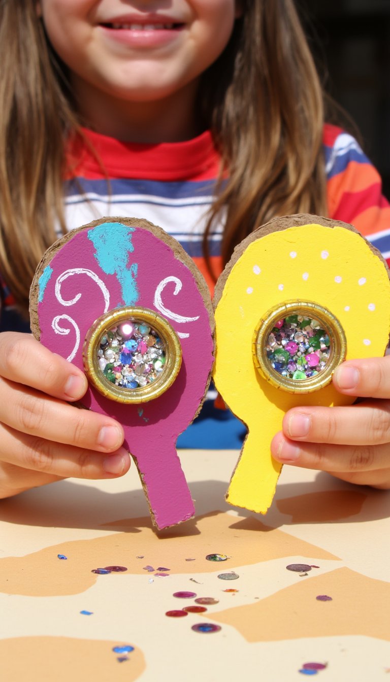 13. Confetti-Filled Fiesta Castanets