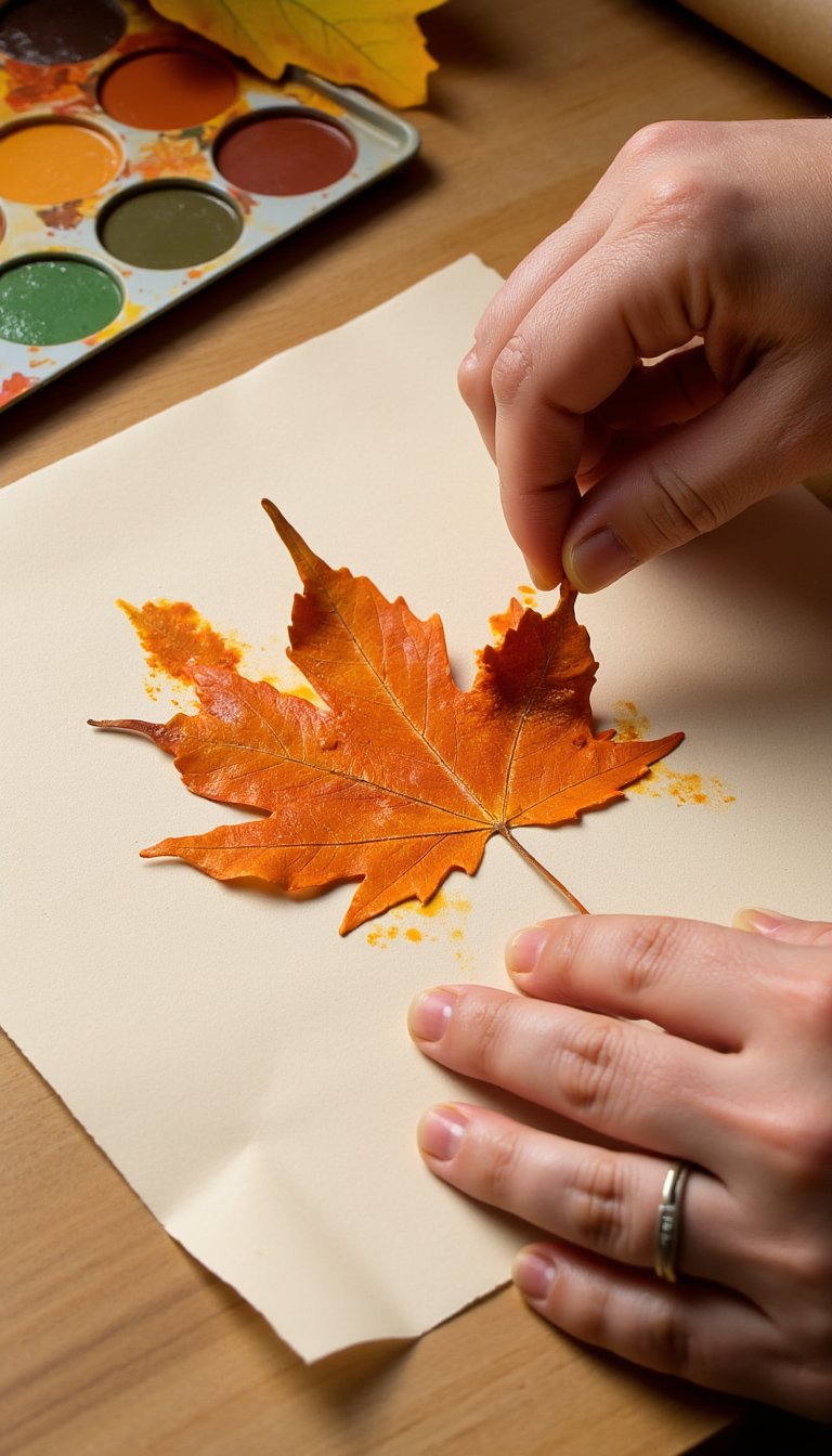24. Leaf Printing