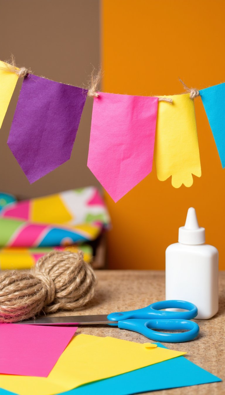 4. Simple Papel Picado Banners