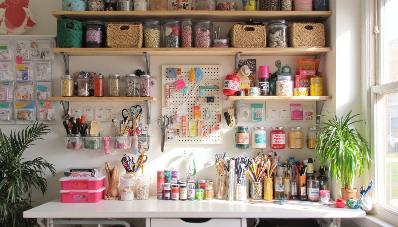 29 Craft Room Organization Ideas That Will Make You Want to Actually ...