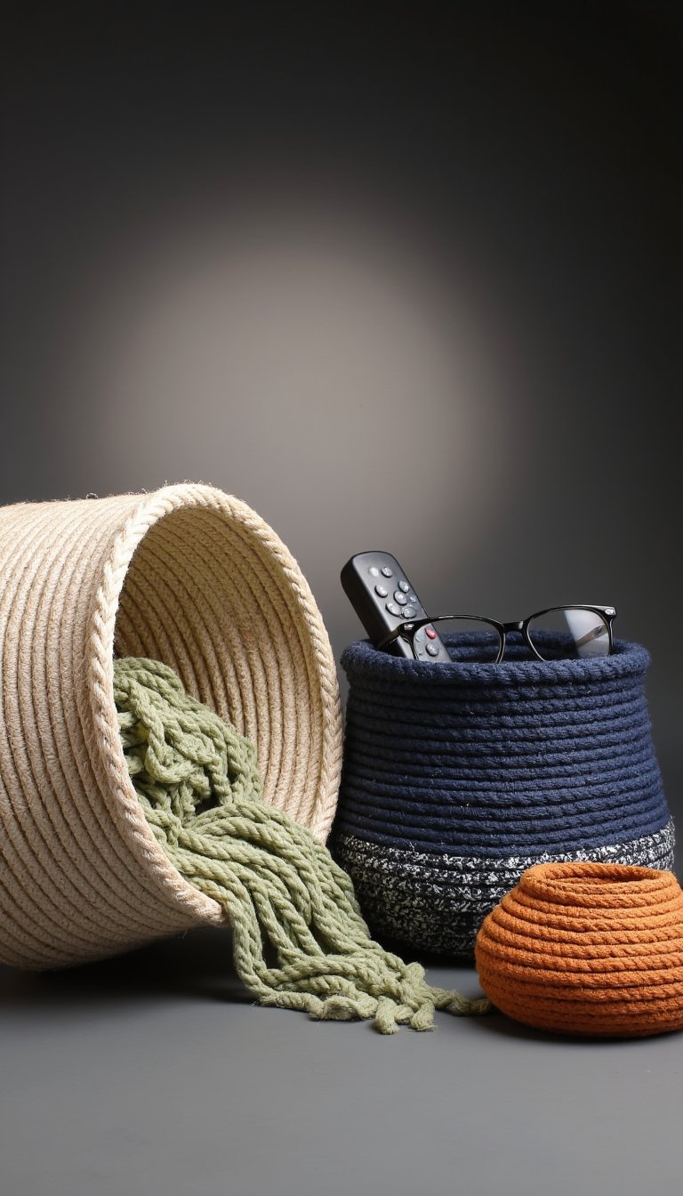 27. DIY Woven Baskets