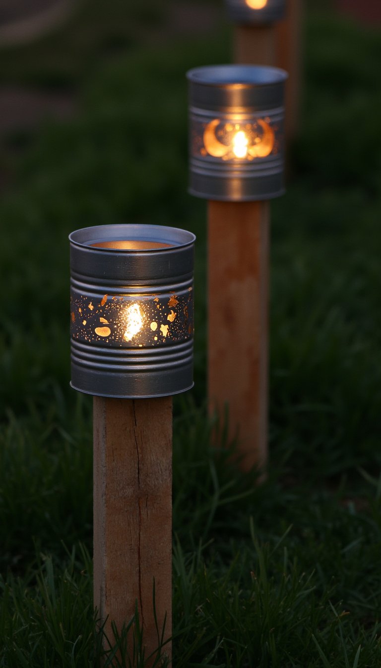 5. Candle-Lit Pathway Stakes