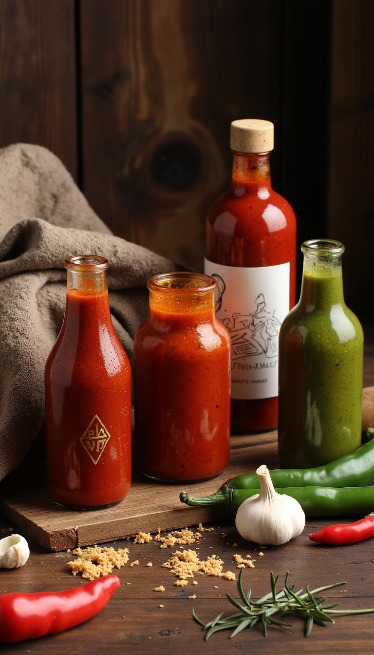 19. Fermented Hot Sauce with Custom Labels