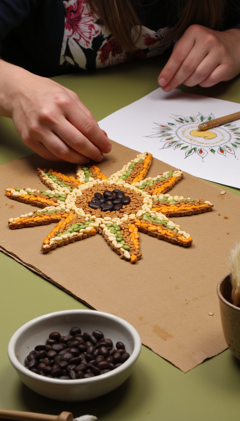 12. Seed Mosaic Art