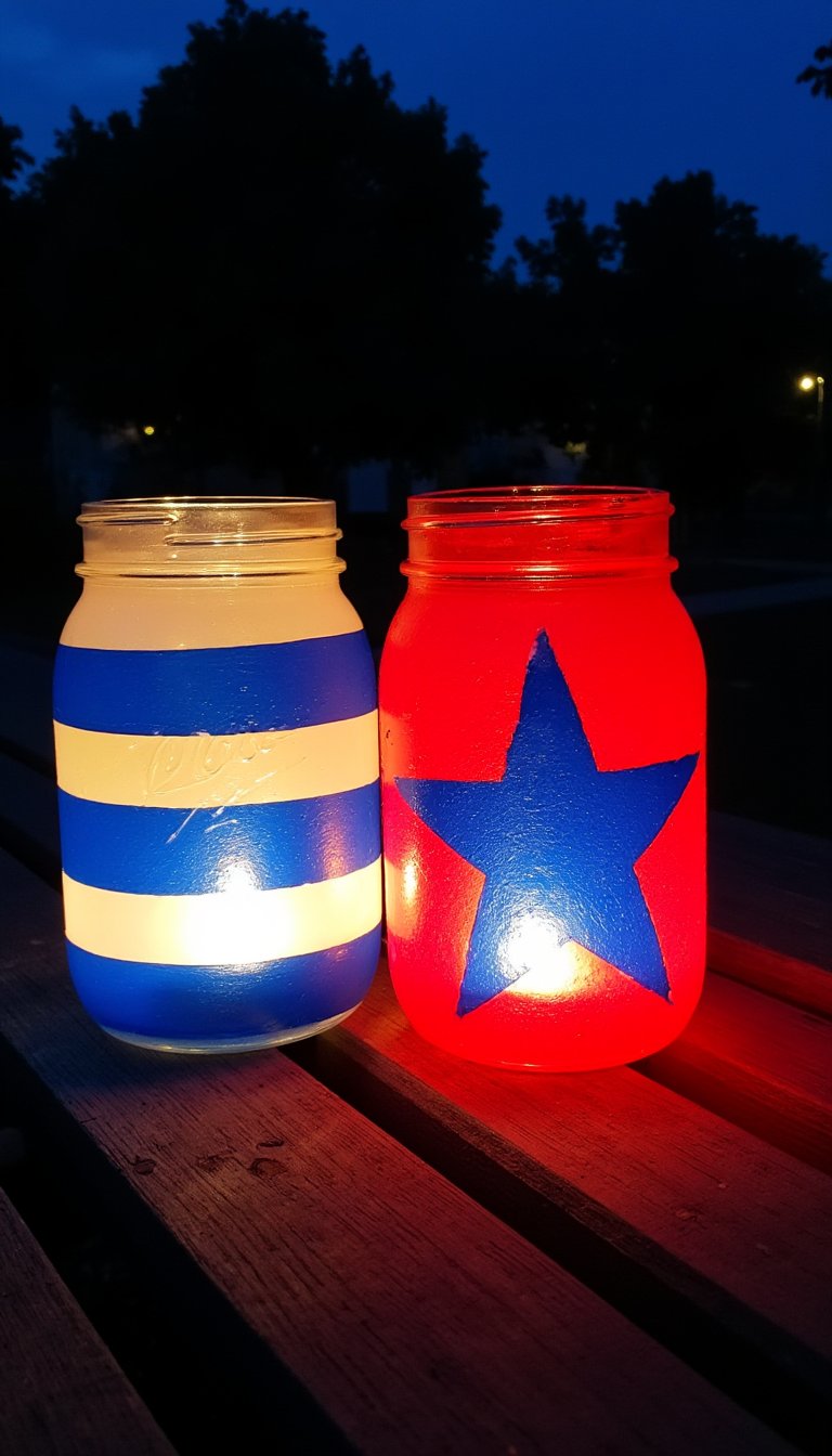 2. Mason Jar Luminaries