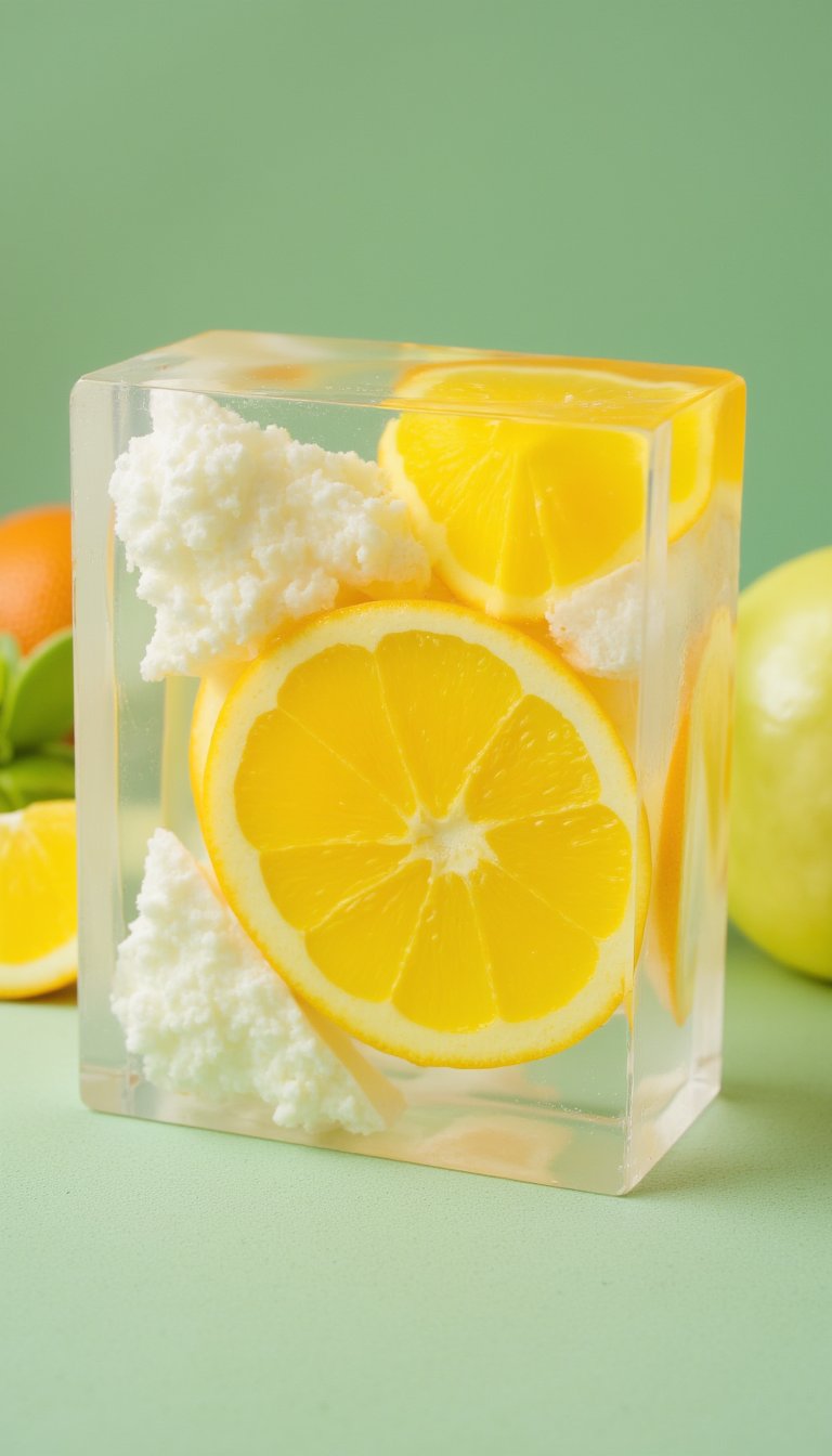 13. Citrus Slice Soap Embeds