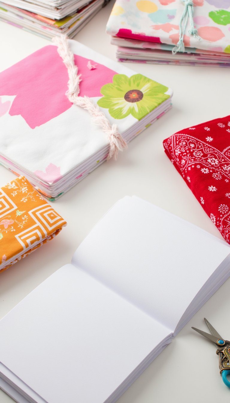 21. Fabric Covered Journals