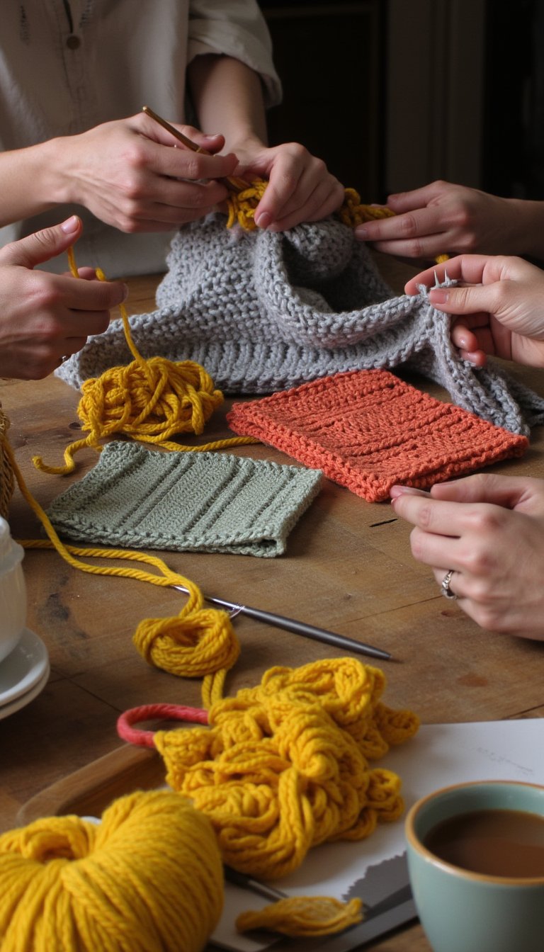 11. Knitting or Crochet Circle