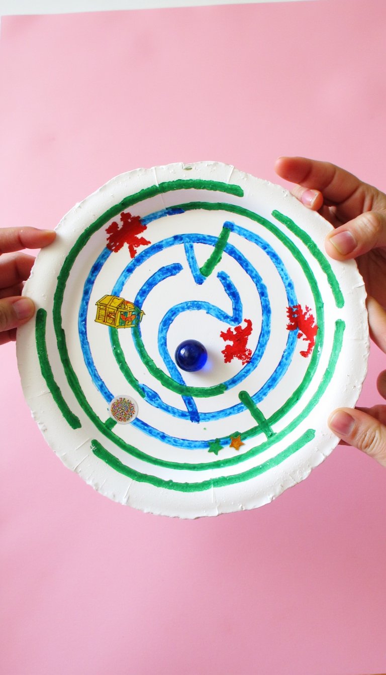 11. Paper Plate Labyrinth
