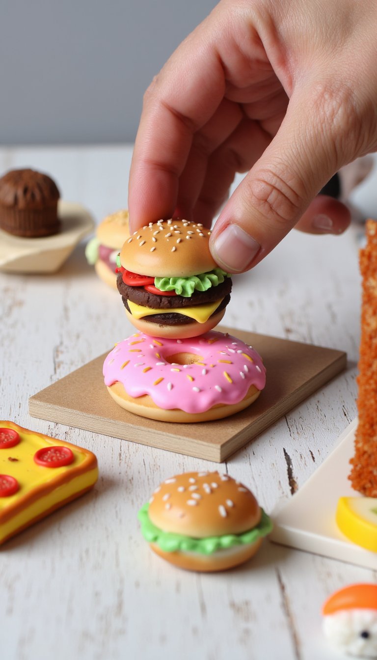 15. Miniature Clay Food Charms