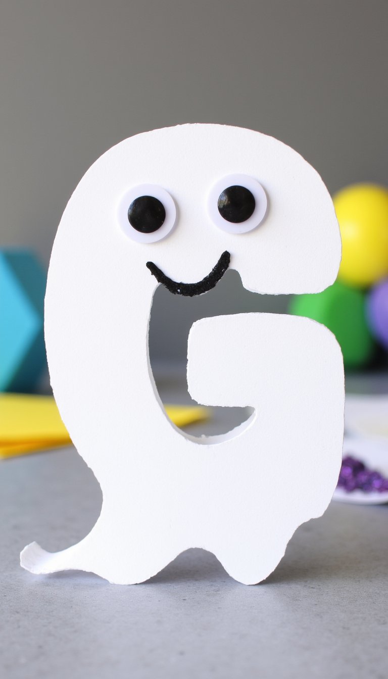 4. Googly-Eyed Ghost G