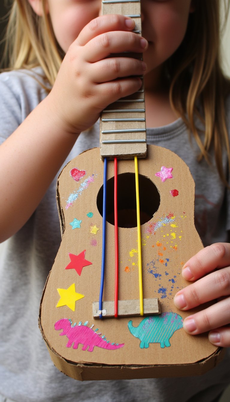 23. Cereal Box Guitar