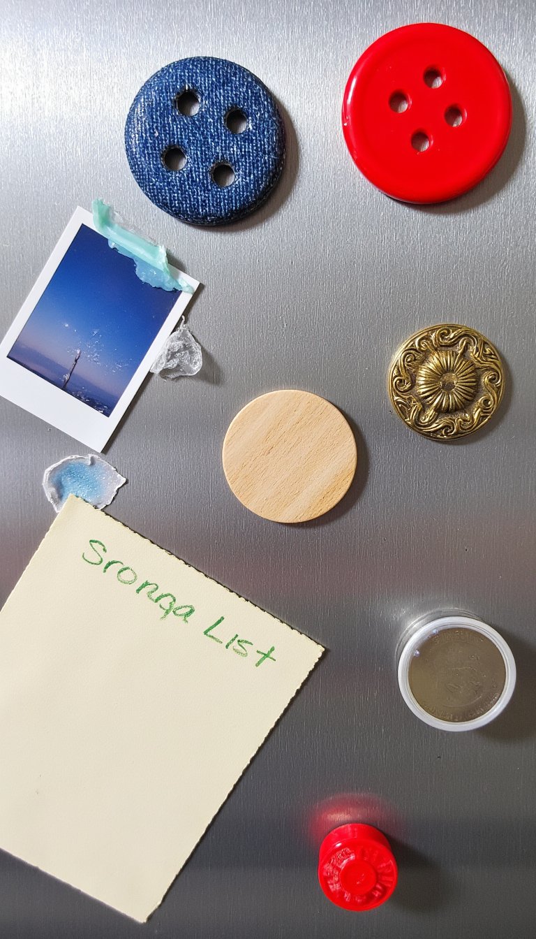 3. Custom Button Magnet Set