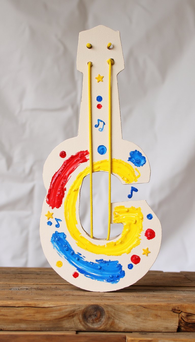 7. Guitar-Shaped G
