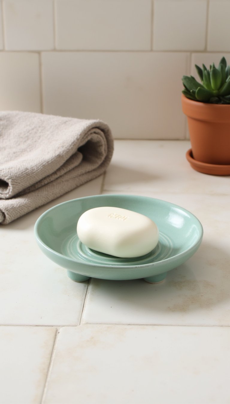 17. Soap Dish with Grip Feet